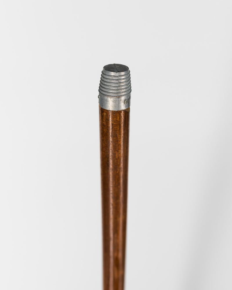 Preview: Stiel mit Gewinde - lackiert